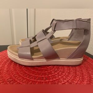 Dr. Scholl's Mauve Wedge Sandals